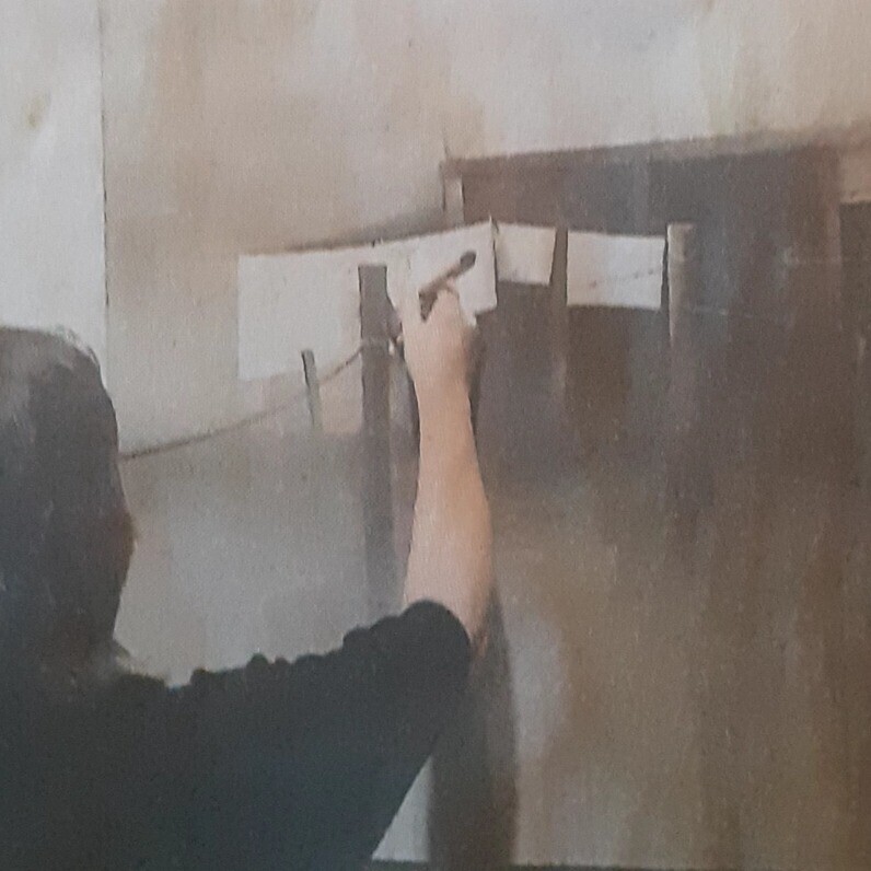 Sandie Pedarros - L'artiste au travail