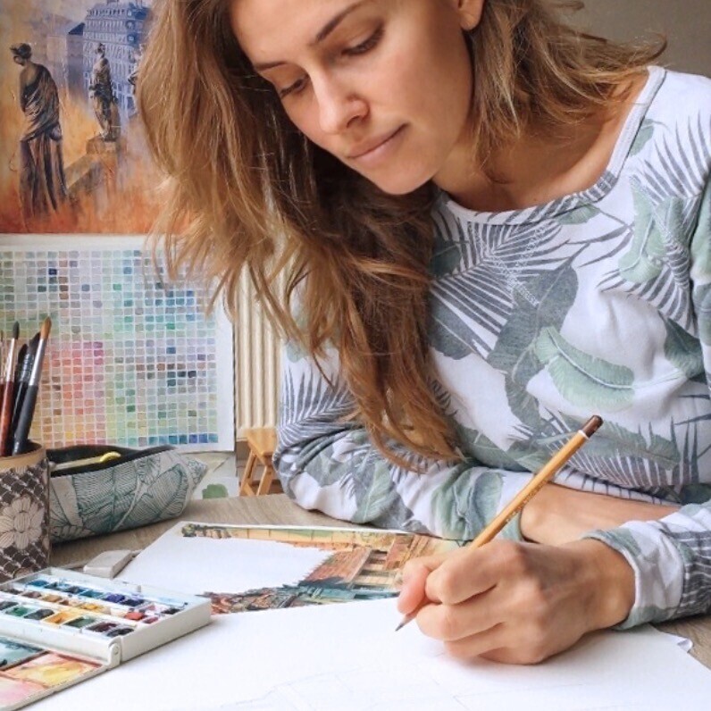 Sarah Quarelle - L'artiste au travail