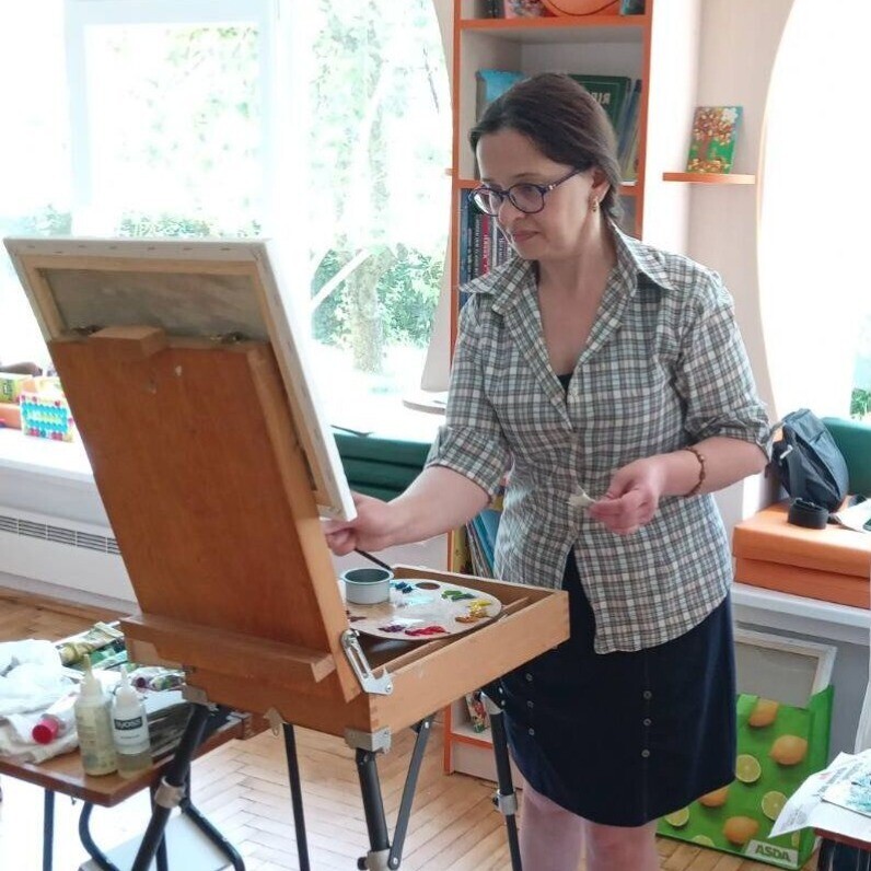 Vira Savka - Sanatçı iş başında