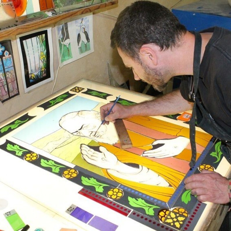 Sébastien Lefèvre Verrier - The artist at work