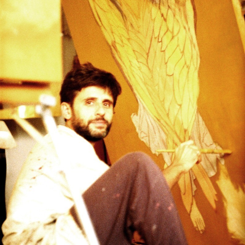 Serg  Roy - The artist at work