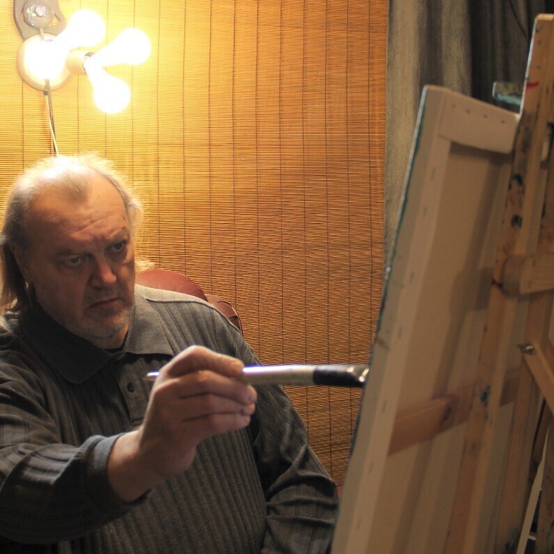 Serguei Borodouline - The artist at work