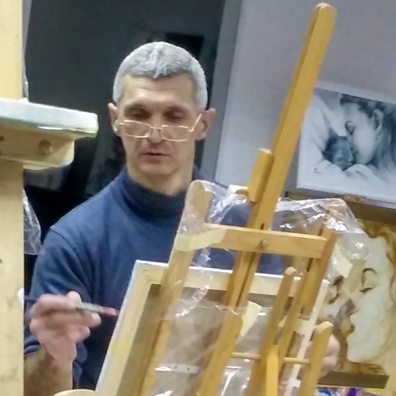 Serhii Stoev - Sanatçı iş başında