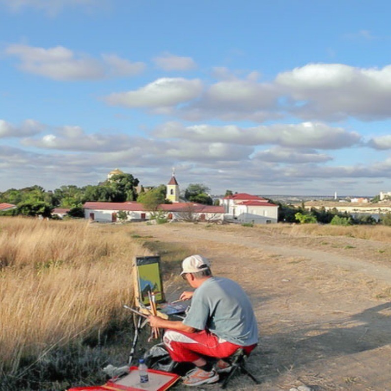 Vladimir Shiyan - The artist at work