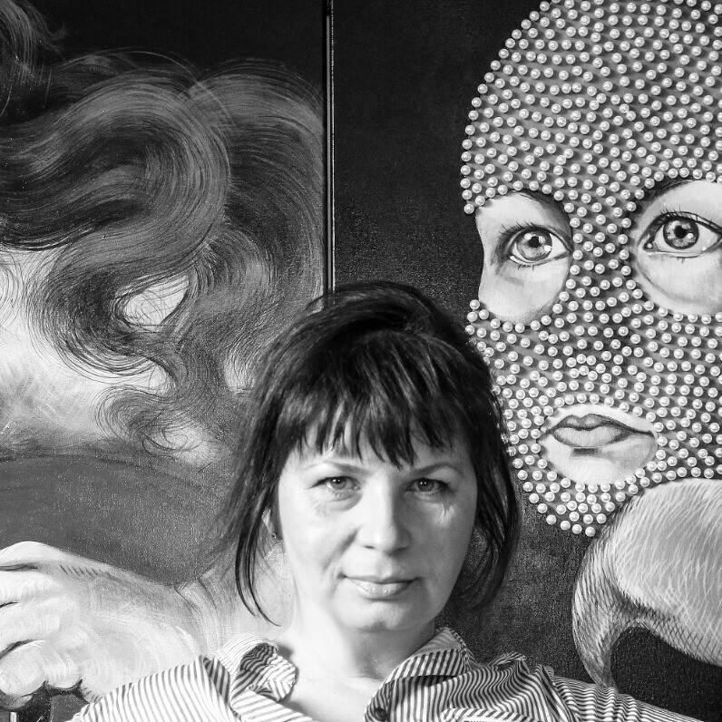 Małgorzata Łodygowska - Artysta przy pracy