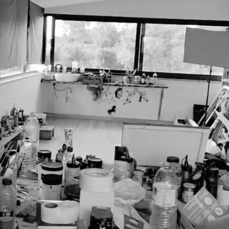 Sonia Jeronimo (Sónia J. Modern Art) - The artist at work