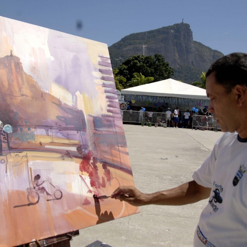 Sousa Rodrigues - The artist at work