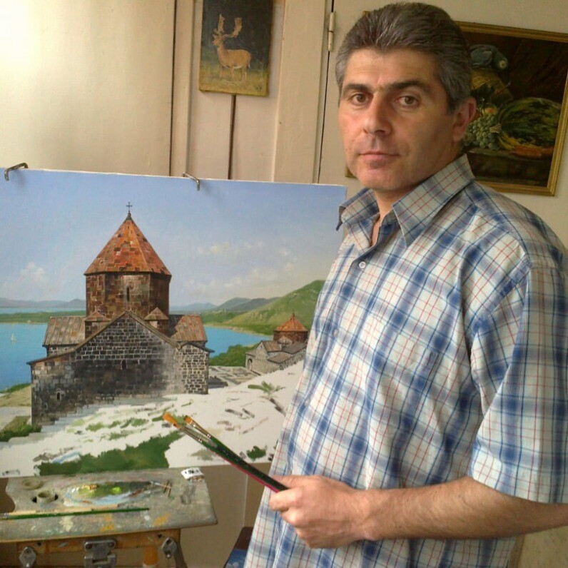 Stepan Ohanyan - The artist at work