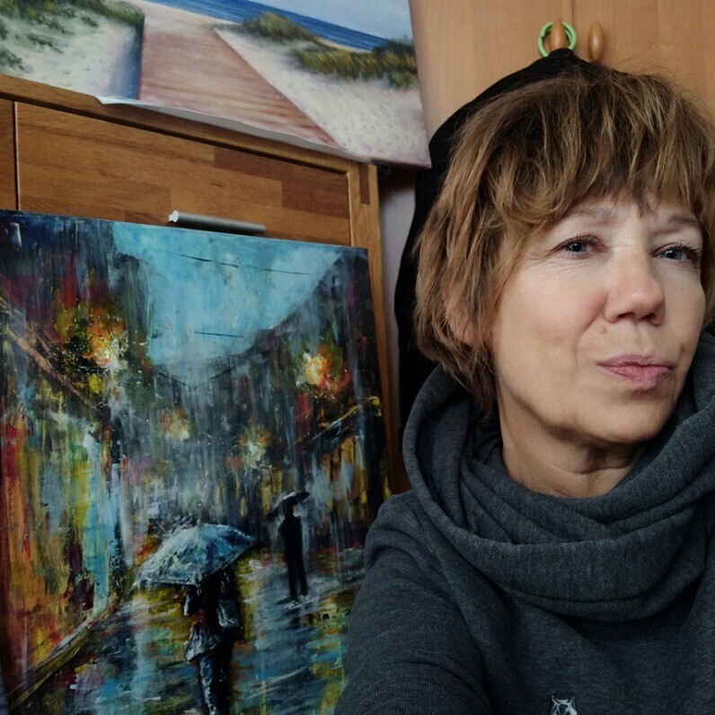 Natalja Picugina - The artist at work