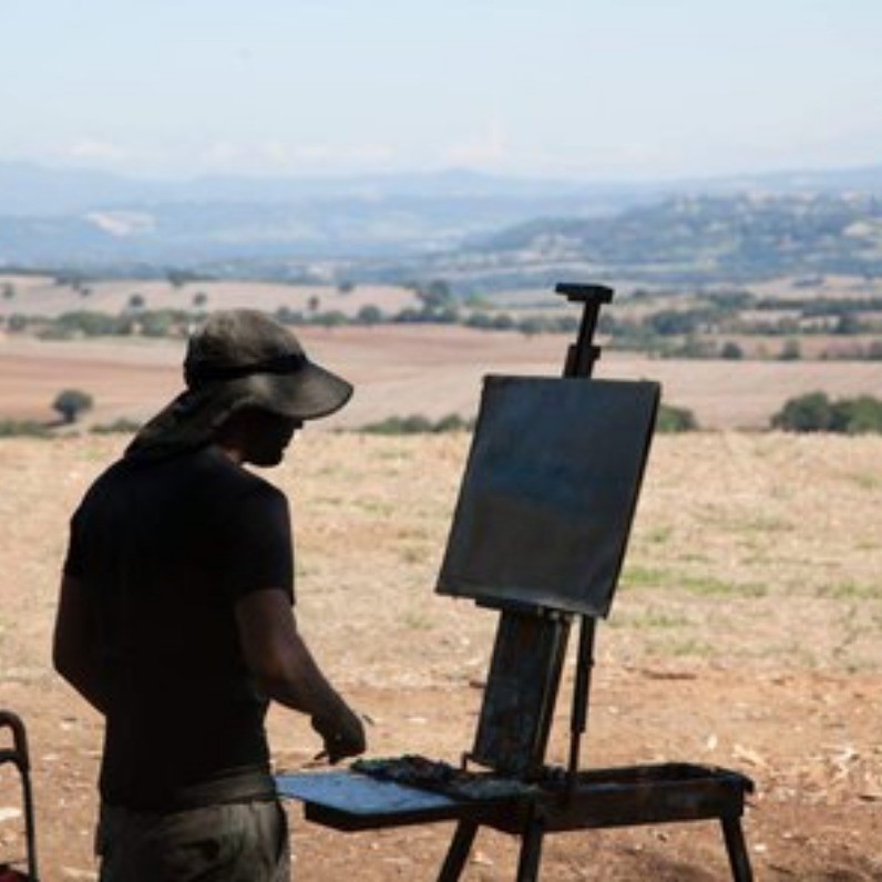 Tal Porat - The artist at work