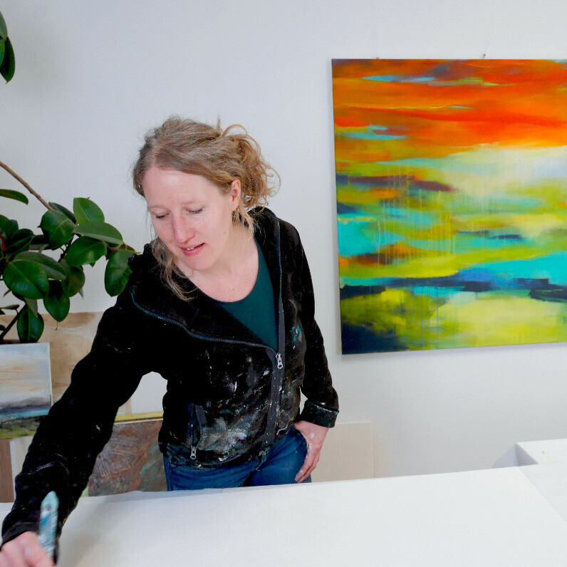 Tanja Robisch - Der Künstler bei der Arbeit