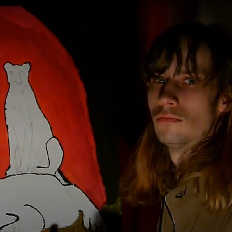 Tarvo Merkällinen - Der Künstler bei der Arbeit