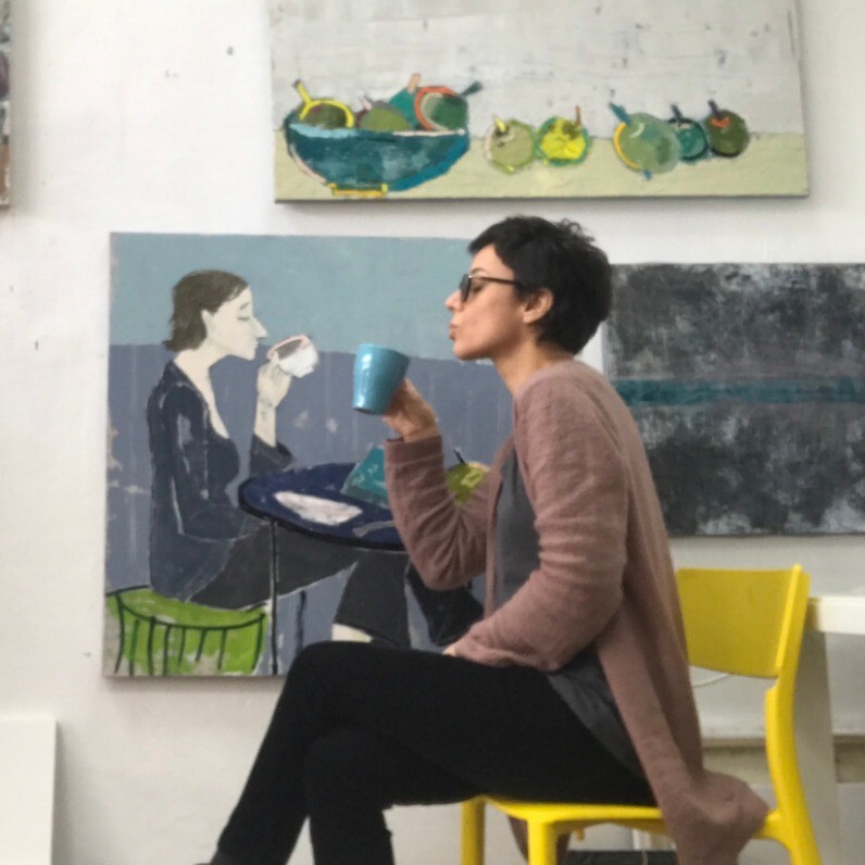 Tatiana Harizanova - The artist at work