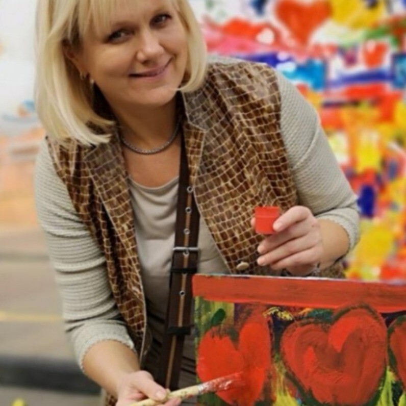 Tatiana Zhuravleva - The artist at work