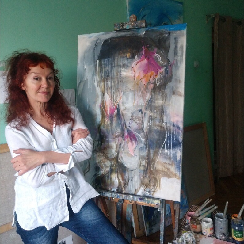 Tetiana Tarasenko - The artist at work