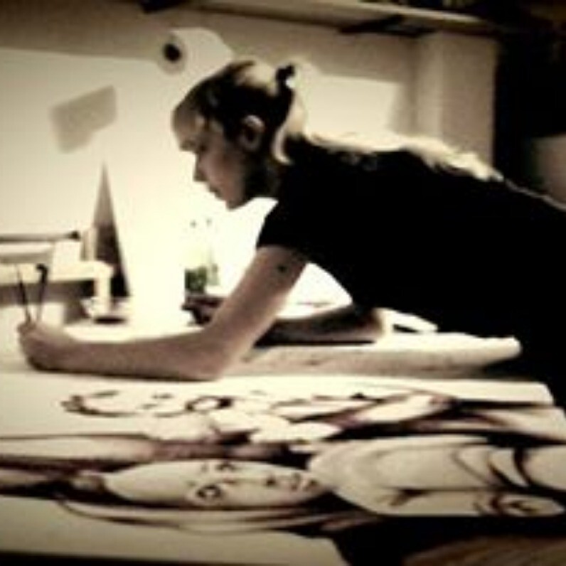 Thalita Tonon (SottoSopra) - The artist at work