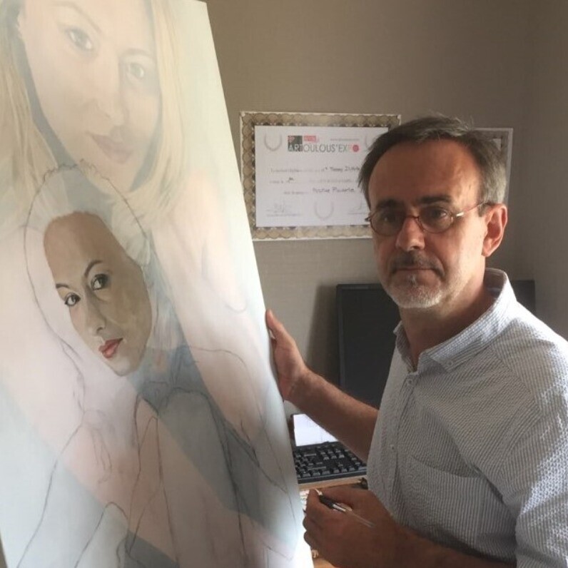 Thierry Durand - L'artiste au travail