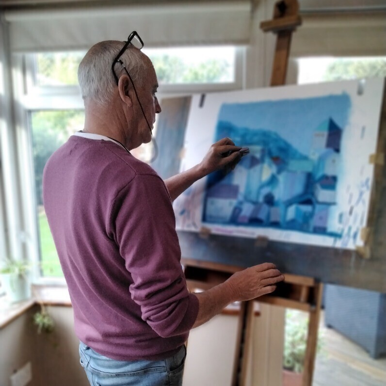 Thomas Patchell - The artist at work