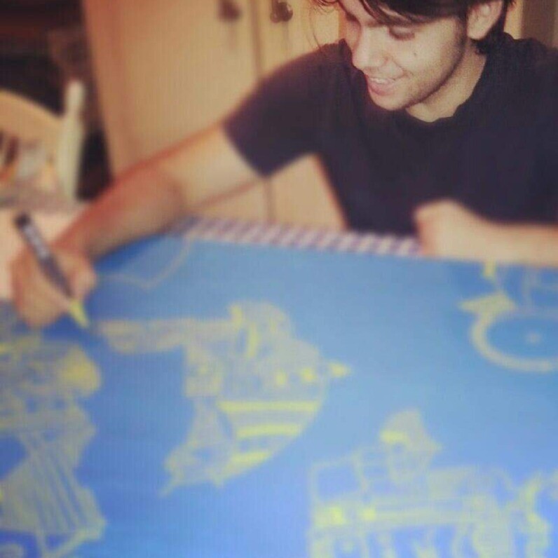 Tiki Andrea Antonio Ricchiuti (Italia), Artista pittore contemporaneo