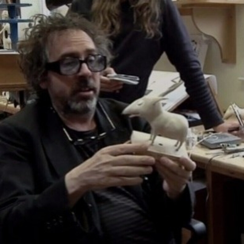 Tim Burton - The artist at work