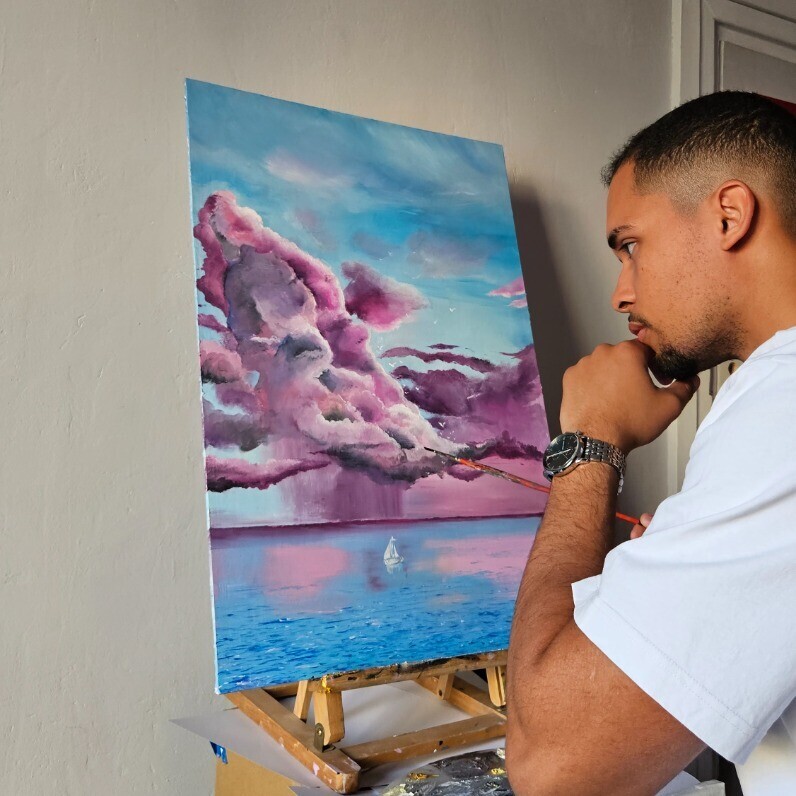 Troude Alexis - L'artiste au travail