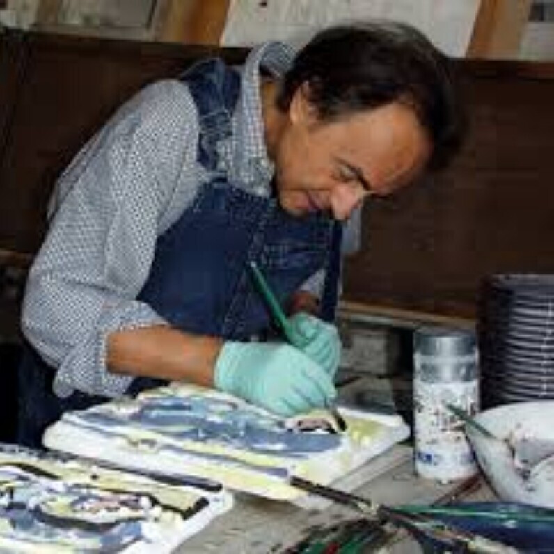 Ugo Nespolo - Ο καλλιτέχνης στην εργασία