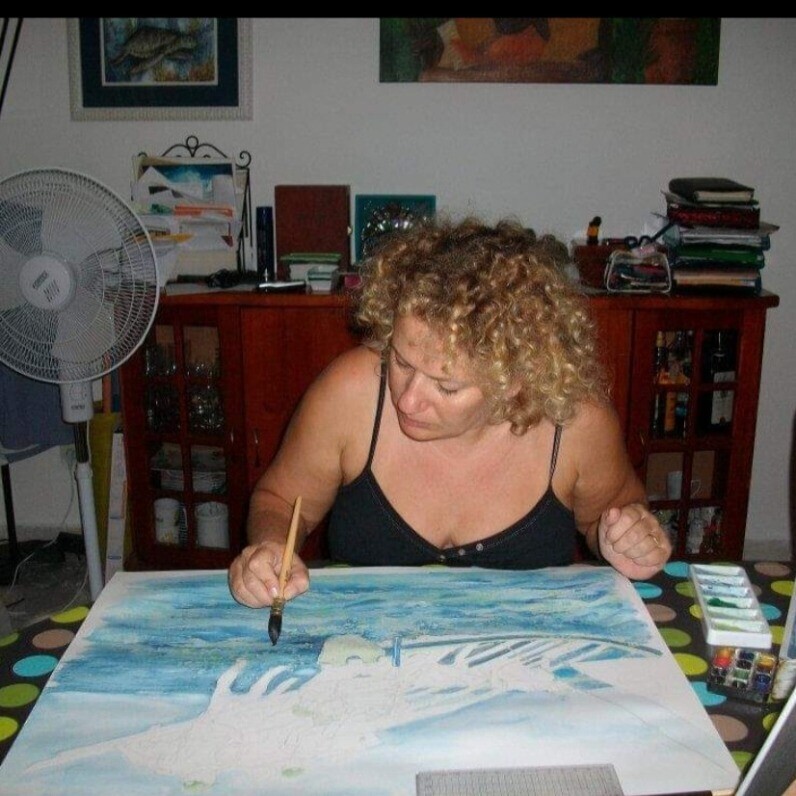 Valérie Crochard - L'artiste au travail