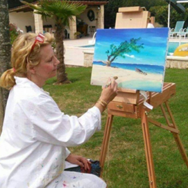 Valérie Lavrut - The artist at work