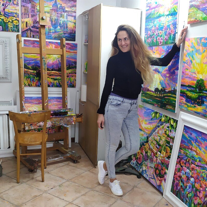Vanya Georgieva - L'artista al lavoro