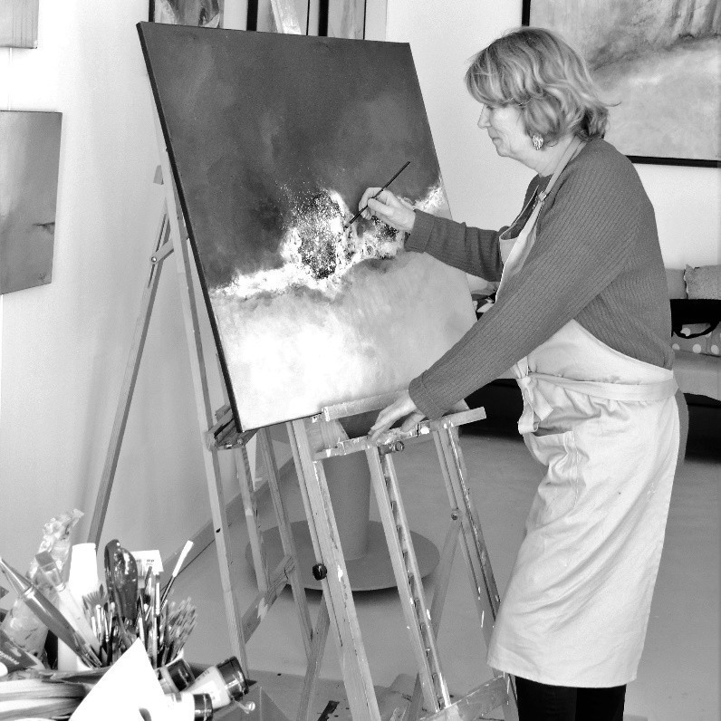 Véronique Guillet - L'artiste au travail