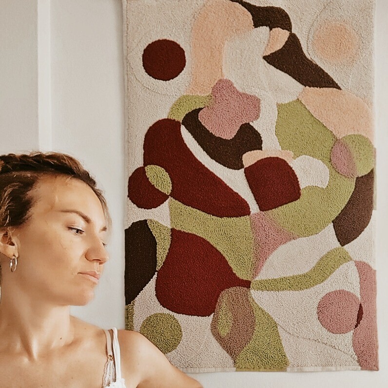Viktoriya Shpetna - The artist at work