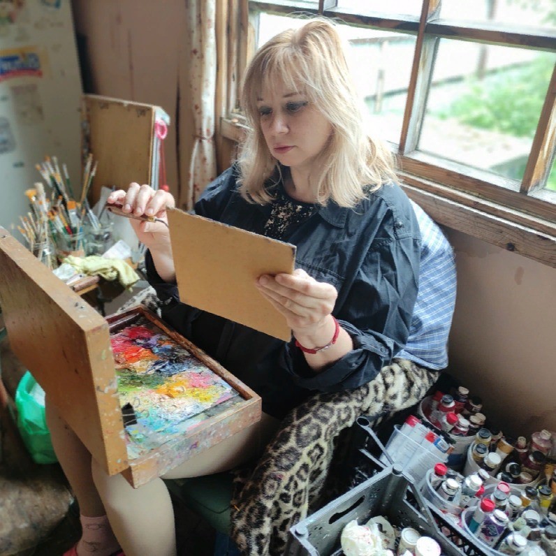Vita Bogachenko - Der Künstler bei der Arbeit