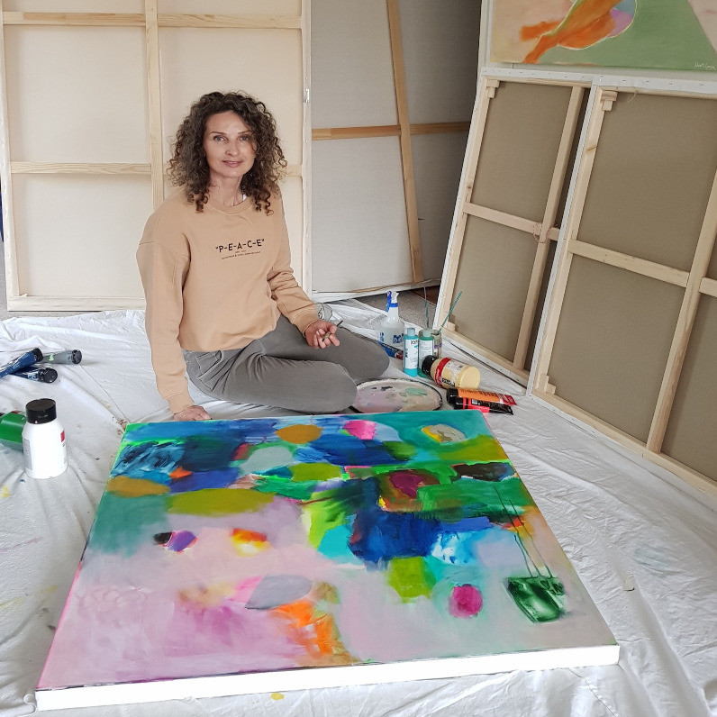 Wioletta Gancarz - The artist at work