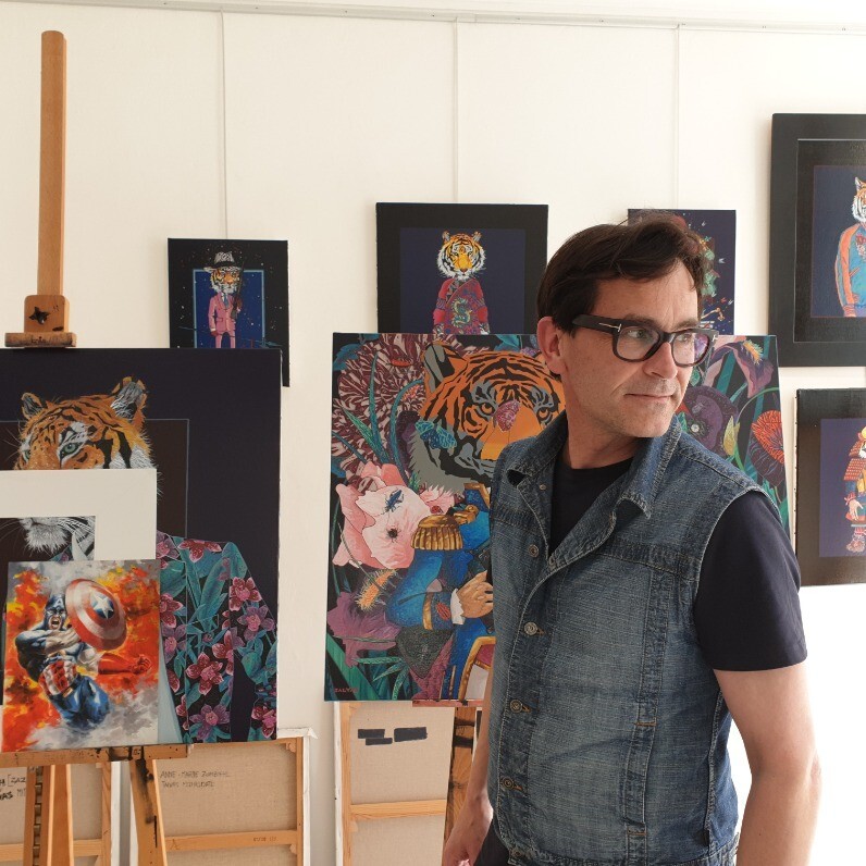 Yann Michael Talvas - The artist at work