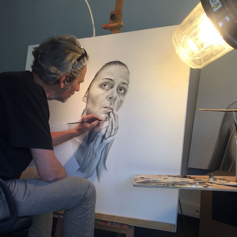 Yannick Hervy (goin2) - The artist at work