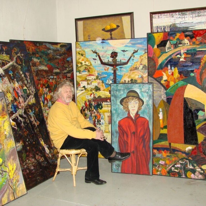 Yuri Zharkov - Художник за работой