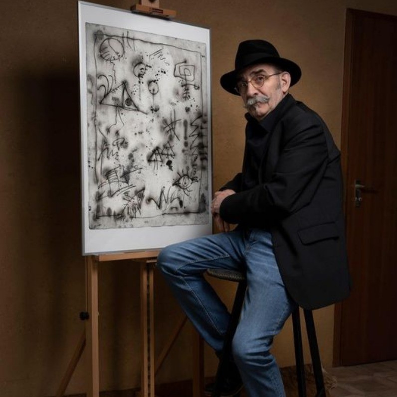Antonio Zamariola - The artist at work