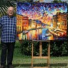 Leonid Afremov Studio Portrait