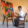 Maestro Alex Rivera Pintor Colombiano