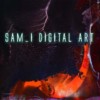 Sam _i Digital Art Porträt