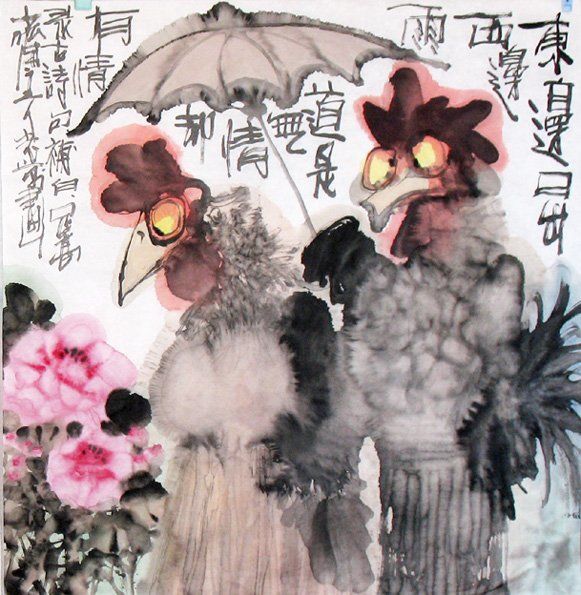 绘画 标题为“春雨凝香” 由里英 万, 原创艺术品, 油