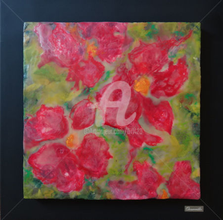 Pintura titulada "ocarrillo-azaleas.j…" por Ocarrillo, Obra de arte original