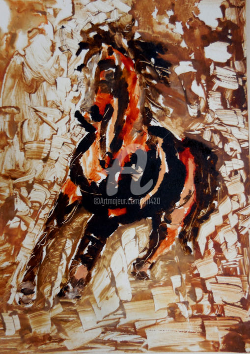 Incisioni, stampe intitolato "ocarrillo-alazan.jpg" da Ocarrillo, Opera d'arte originale
