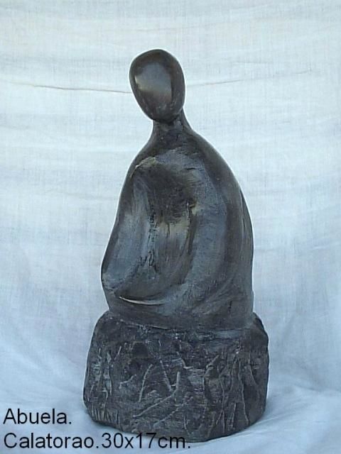 Sculptuur getiteld "Abuela" door Antonio Mata, Origineel Kunstwerk