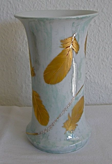 "Vase plumes ors" başlıklı Tablo Madeleine Golay tarafından, Orijinal sanat