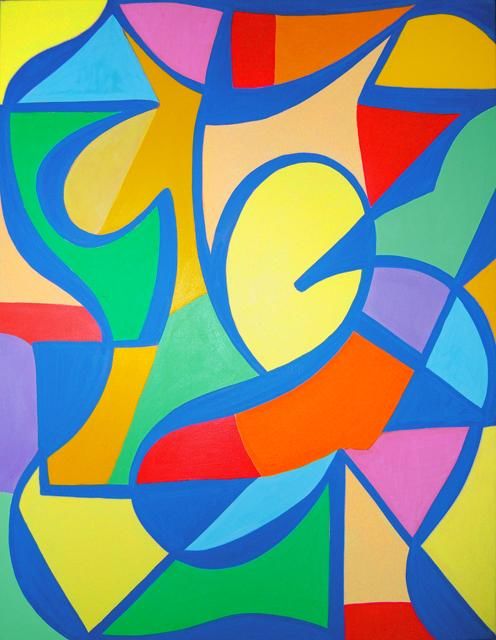 Peinture intitulée "GP24" par Olivier Bedock, Œuvre d'art originale,
