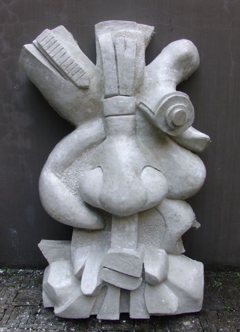 Sculpture intitulée "时间的脸" par Lin Chu, Œuvre d'art originale, Autre