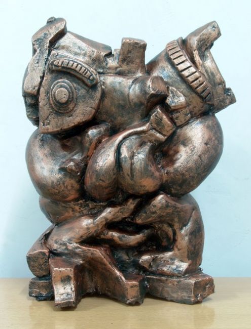 Skulptur mit dem Titel "DSC00965.jpg" von Lin Chu, Original-Kunstwerk, Giesserei