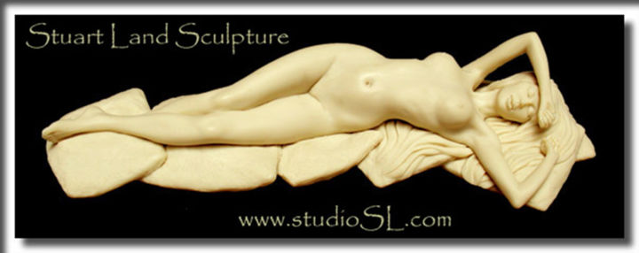 Sculpture titled "Pillows" by Stuart Land, Original Artwork, Casting