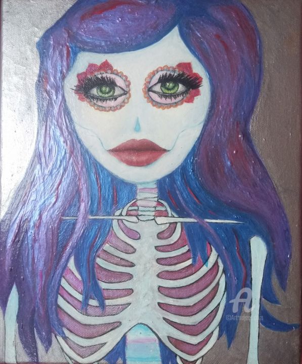 Peinture intitulée "Vaiana" par Savage, Œuvre d'art originale, Acrylique